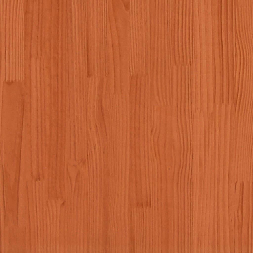 vidaXL Ζαρντινιέρα Καφέ Κεριού 110x40x49,5 εκ. από Μασίφ Ξύλο Πεύκου