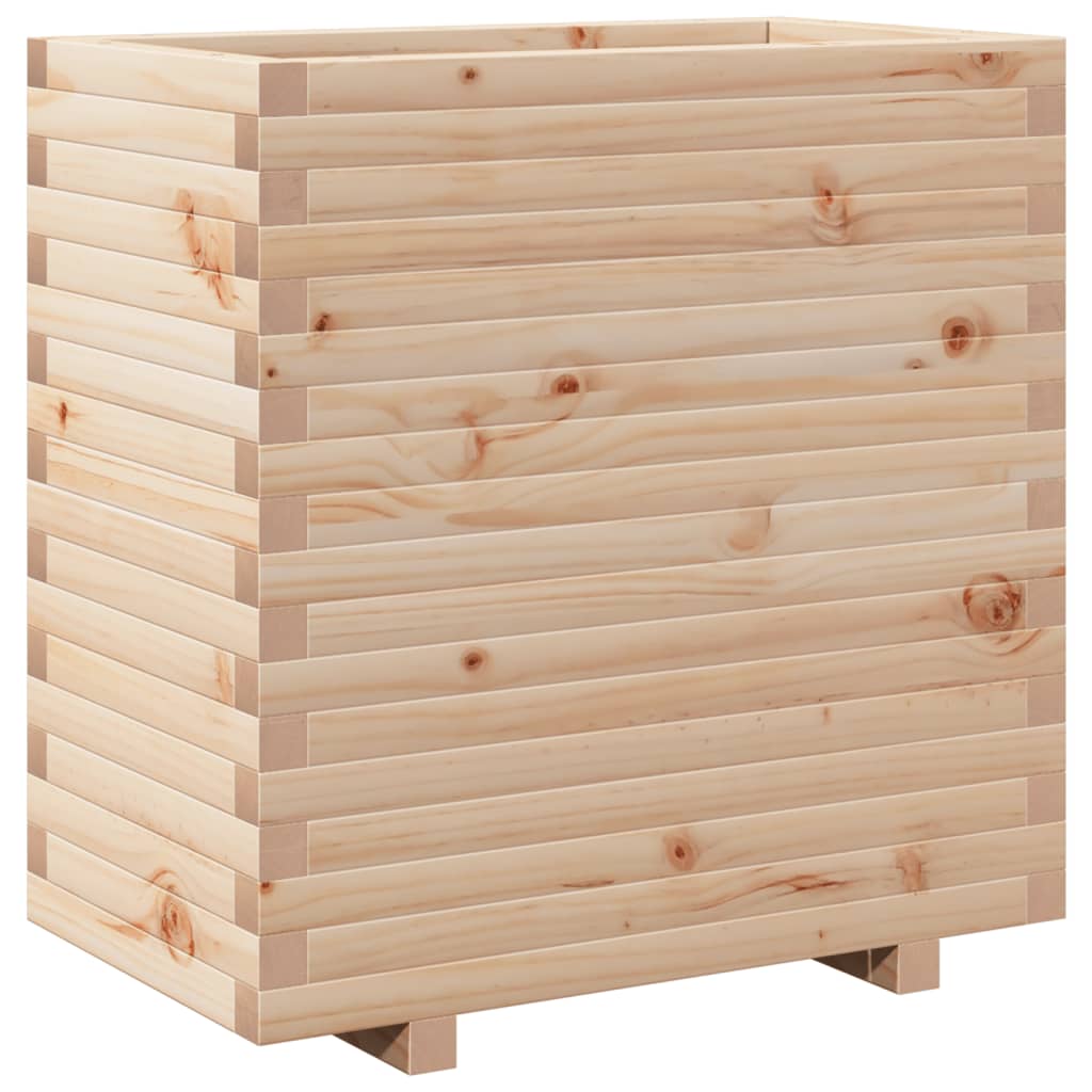vidaXL Ζαρντινιέρα Κήπου 70x40x72,5 εκ από Μασίφ Ξύλο Πεύκου