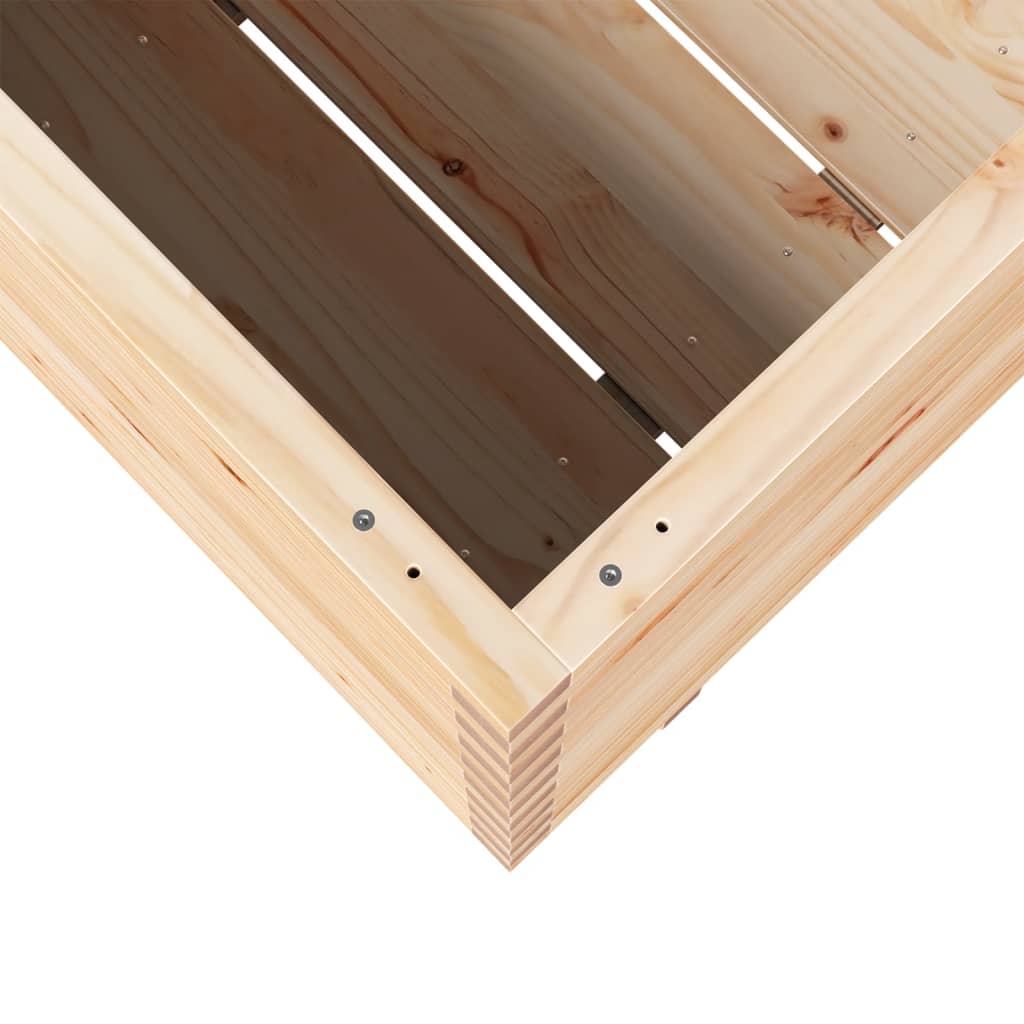 vidaXL Ζαρντινιέρα Κήπου 90x40x72,5 εκ από Μασίφ Ξύλο Πεύκου