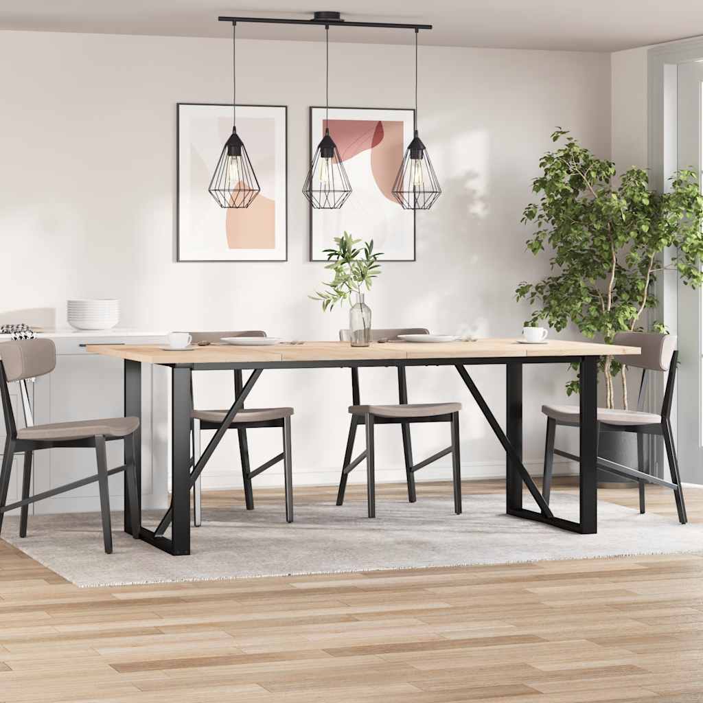 vidaXL Επιφάνειες Τραπεζιού Ορθογώνιες 4τεμ. 100x50x2,5εκ. Μασίφ Πεύκο