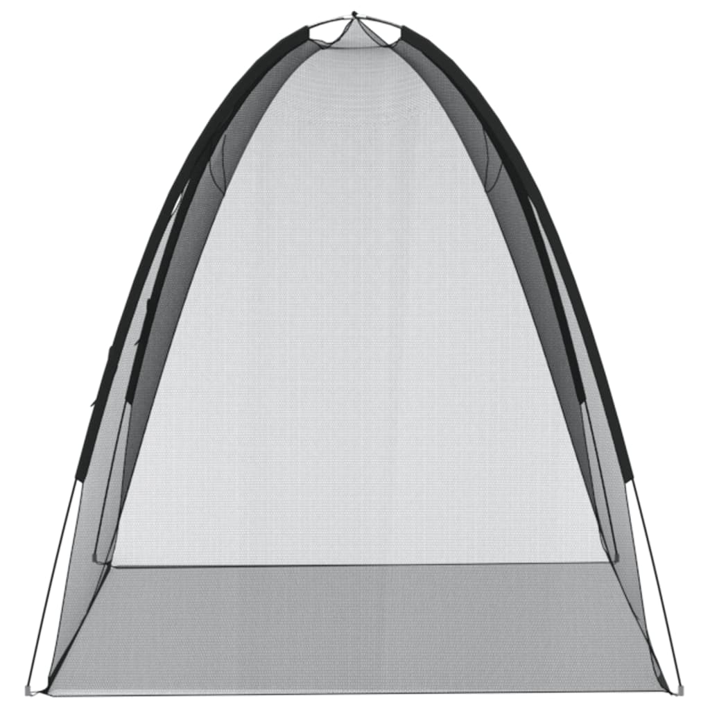 vidaXL Κουνουπιέρα Mongolia με Πόρτες 200Δίχτυ Μαύρη 200x120x130εκ.