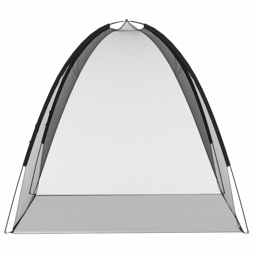 vidaXL Κουνουπιέρα Mongolia με Πόρτες 200Δίχτυ Μαύρη 200x150x140 εκ.