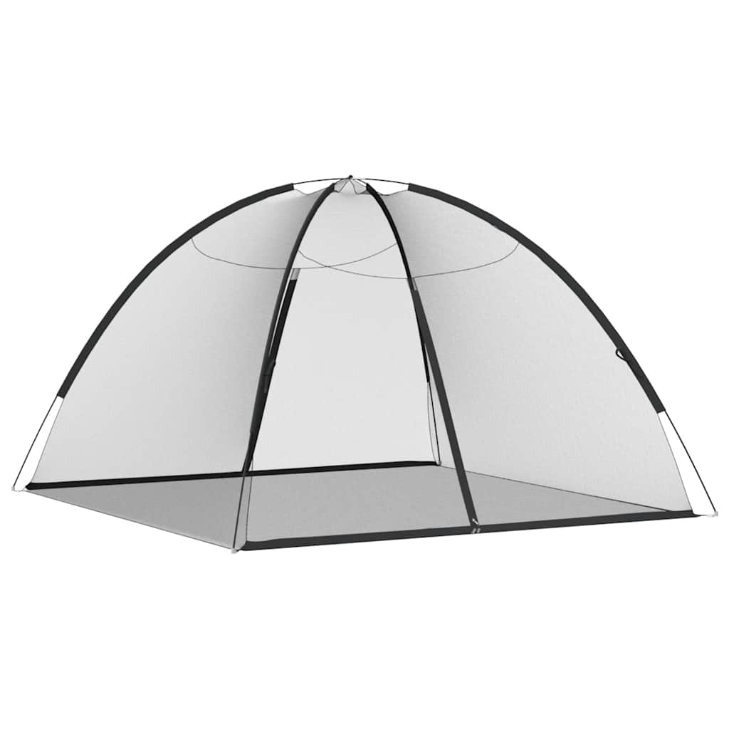 vidaXL Κουνουπιέρα Mongolia με Πόρτες 200Δίχτυ Μαύρη 200x200x135 εκ.
