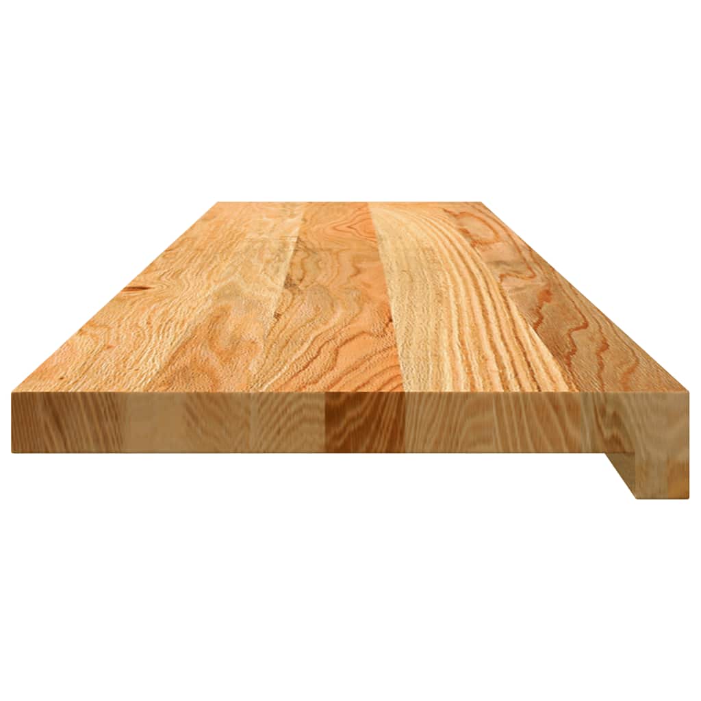 vidaXL Πατάκια Σκάλας 4 τεμ. Ανοιχτό Καφέ 100x25x2 cm Ξύλο Δρυός