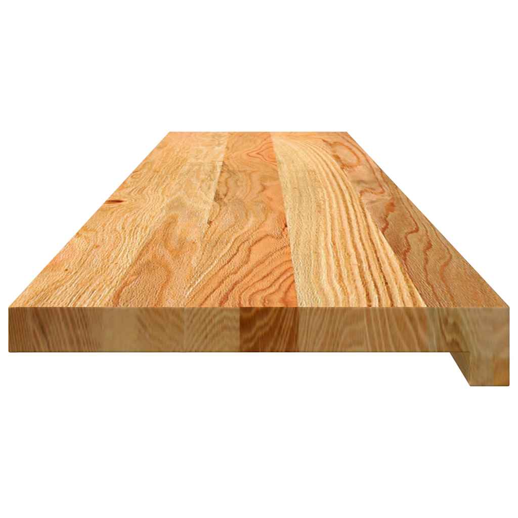 vidaXL Πατάκια Σκάλας 8 τεμ. Ανοιχτό Καφέ 120x25x2 cm Ξύλο Δρυός