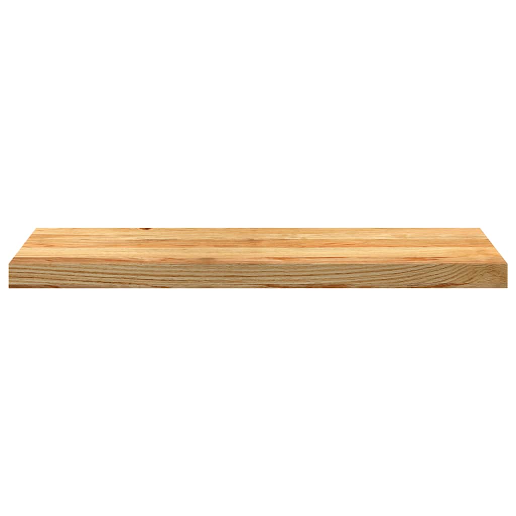 vidaXL Πατάκια Σκάλας 12 τεμ. Ανοιχτό Καφέ 80x25x2 cm Ξύλο Δρυός