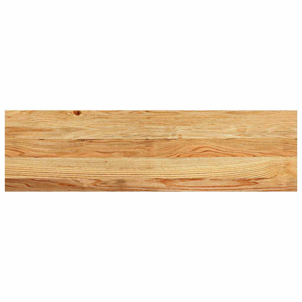 vidaXL Πατάκια Σκάλας 12 τεμ. Ανοιχτό Καφέ 90x25x2 cm Ξύλο Δρυός