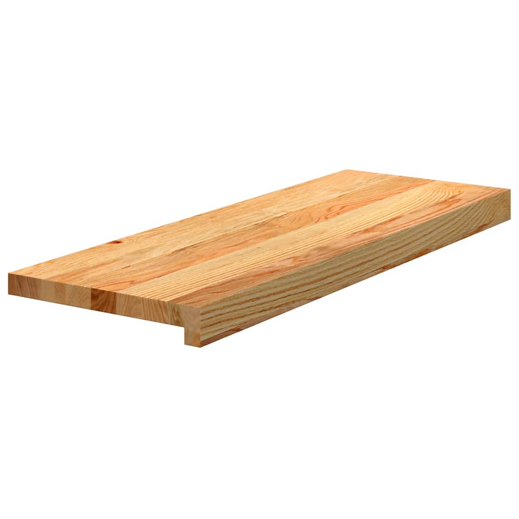 vidaXL Πατάκια Σκάλας 16 τεμ. Ανοιχτό Καφέ 70x25x2 cm Ξύλο Δρυός