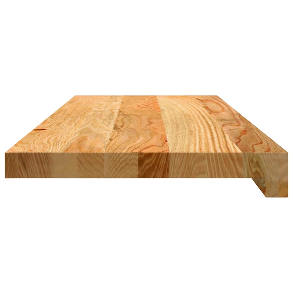 vidaXL Πατάκια Σκάλας 16 τεμ. Ανοιχτό Καφέ 70x25x2 cm Ξύλο Δρυός