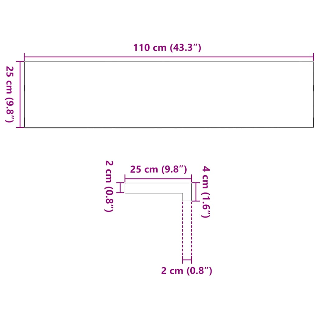 vidaXL Πατάκια Σκάλας 16 τεμ. Ανοιχτό Καφέ 110x25x2 cm Ξύλο Δρυός