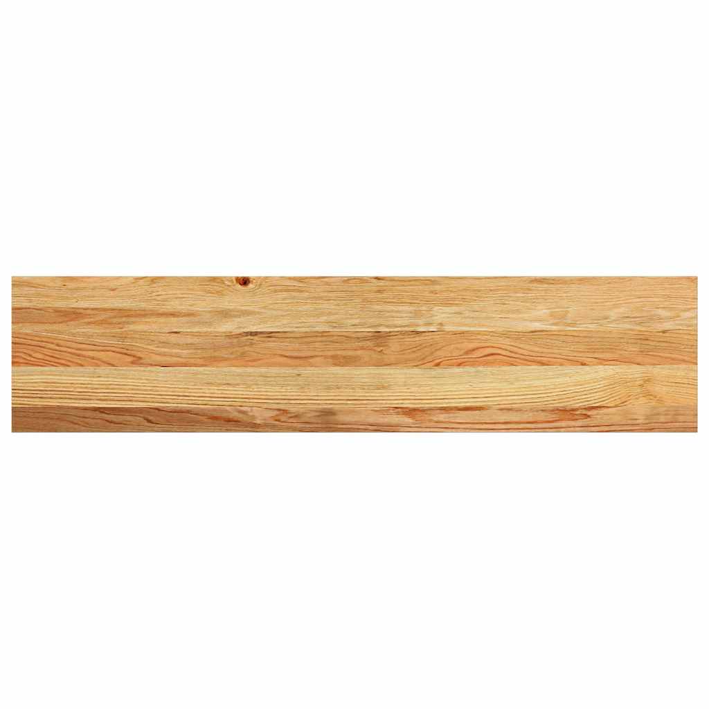 vidaXL Πατάκια Σκάλας 16 τεμ. Ανοιχτό Καφέ 110x30x2 cm Ξύλο Δρυός