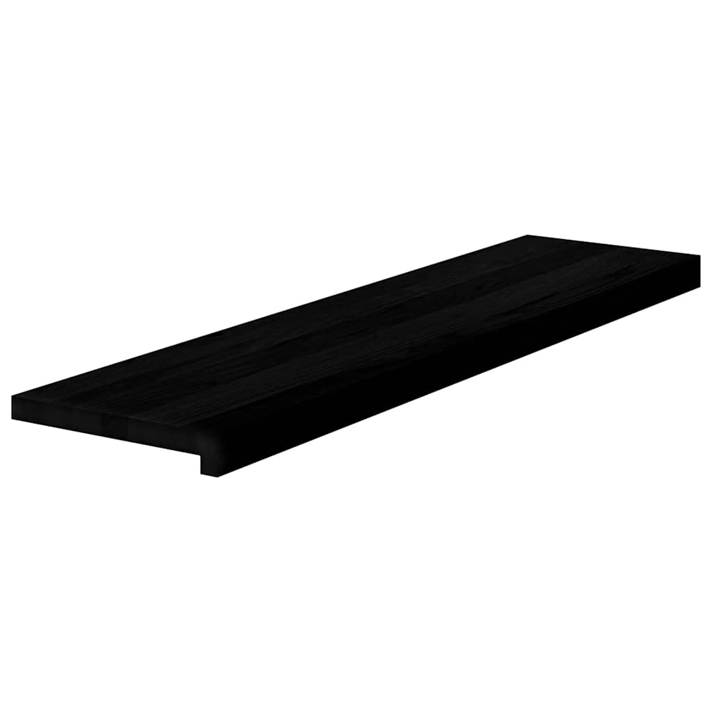 vidaXL Πατάκια Σκάλας 8 τεμ. Σκούρο Καφέ 100x25x2 cm Ξύλο Δρυός