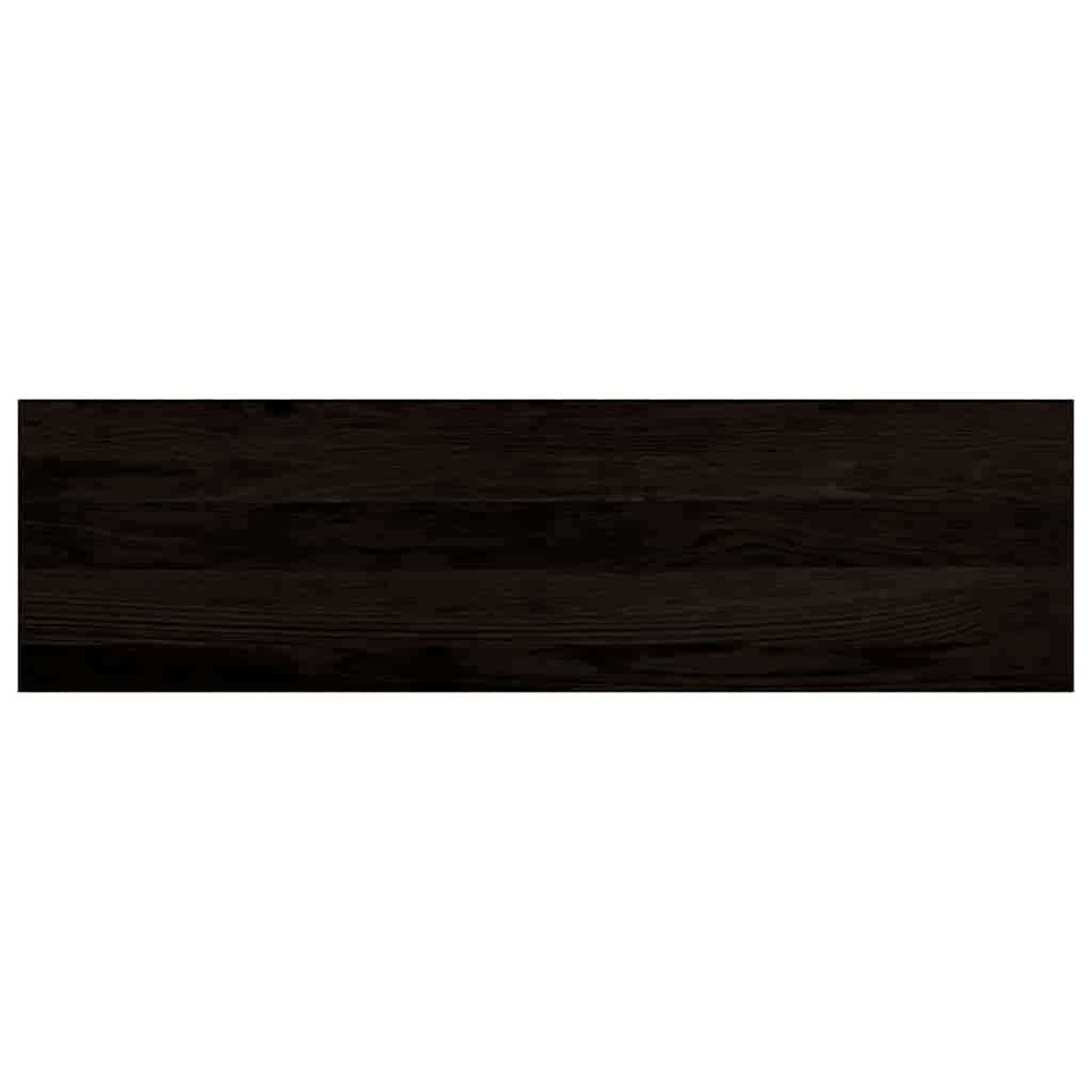 vidaXL Πέλματα Σκάλας 12 τεμάχια Σκούρο καφέ 90x25x2cm Ξύλο μασίφ δρυς