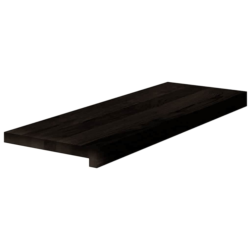 vidaXL Πέλματα Σκάλας 16 τμχ Σκούρο καφέ 70x25x2 cm Ξύλο μασίφ δρυς