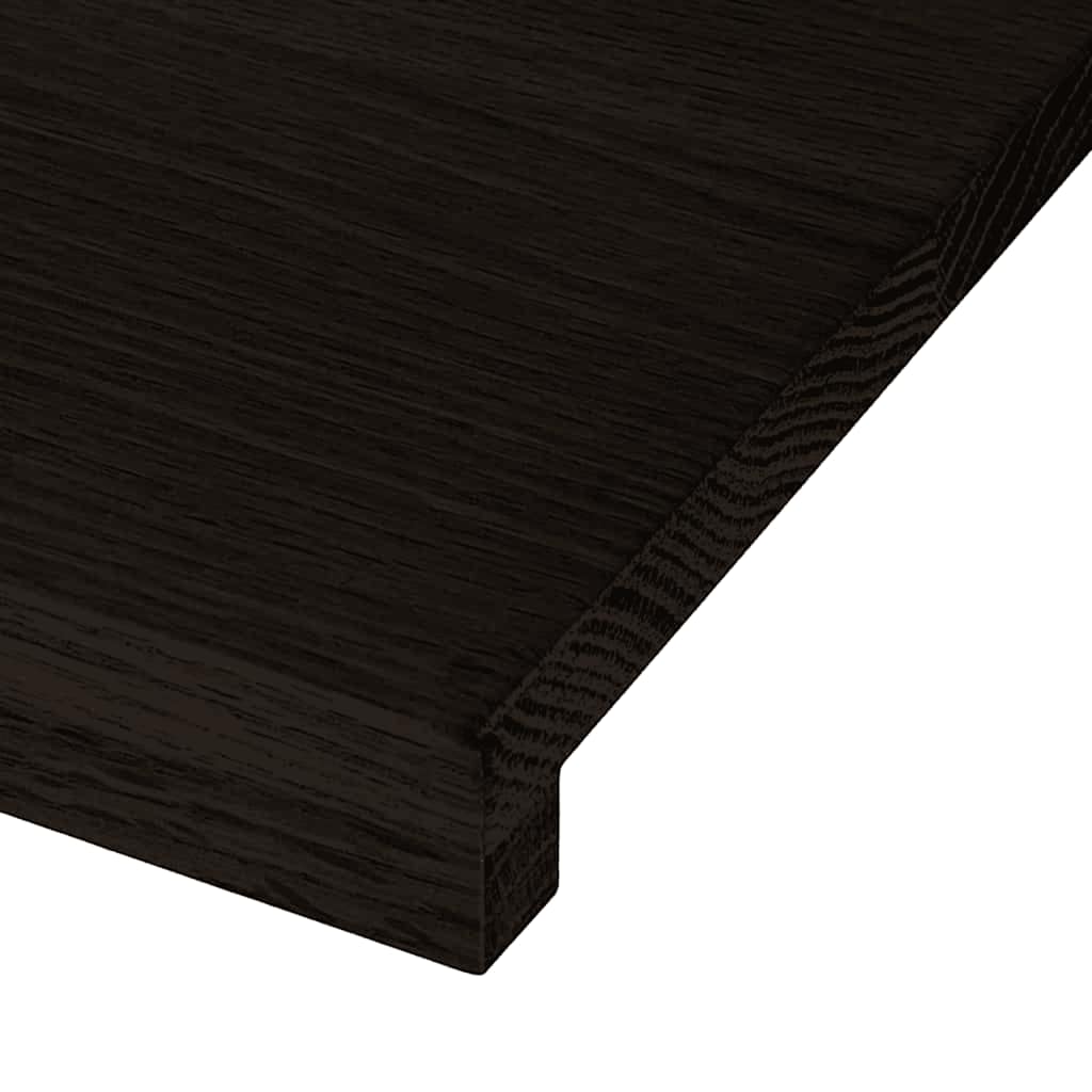 vidaXL Πέλματα Σκάλας 16 τμχ Σκούρο καφέ 70x30x2 cm Ξύλο μασίφ δρυς