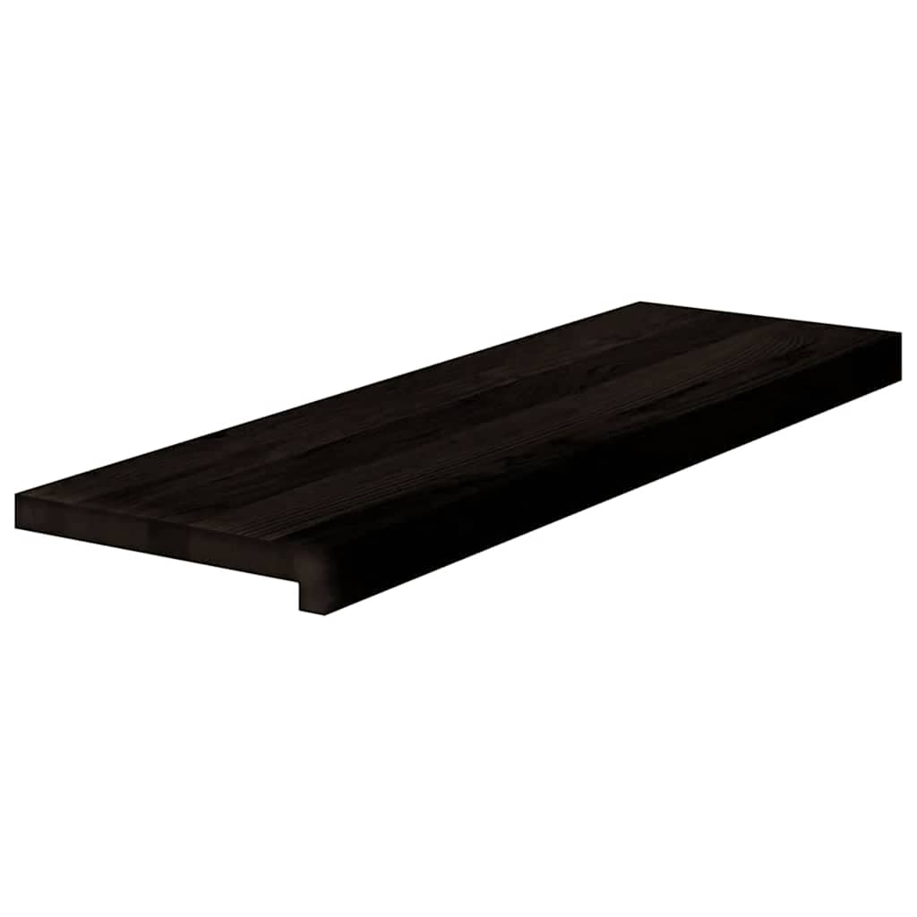 vidaXL Πέλματα Σκάλας 16 τμχ Σκούρο καφέ 80x30x2 cm Ξύλο μασίφ δρυς