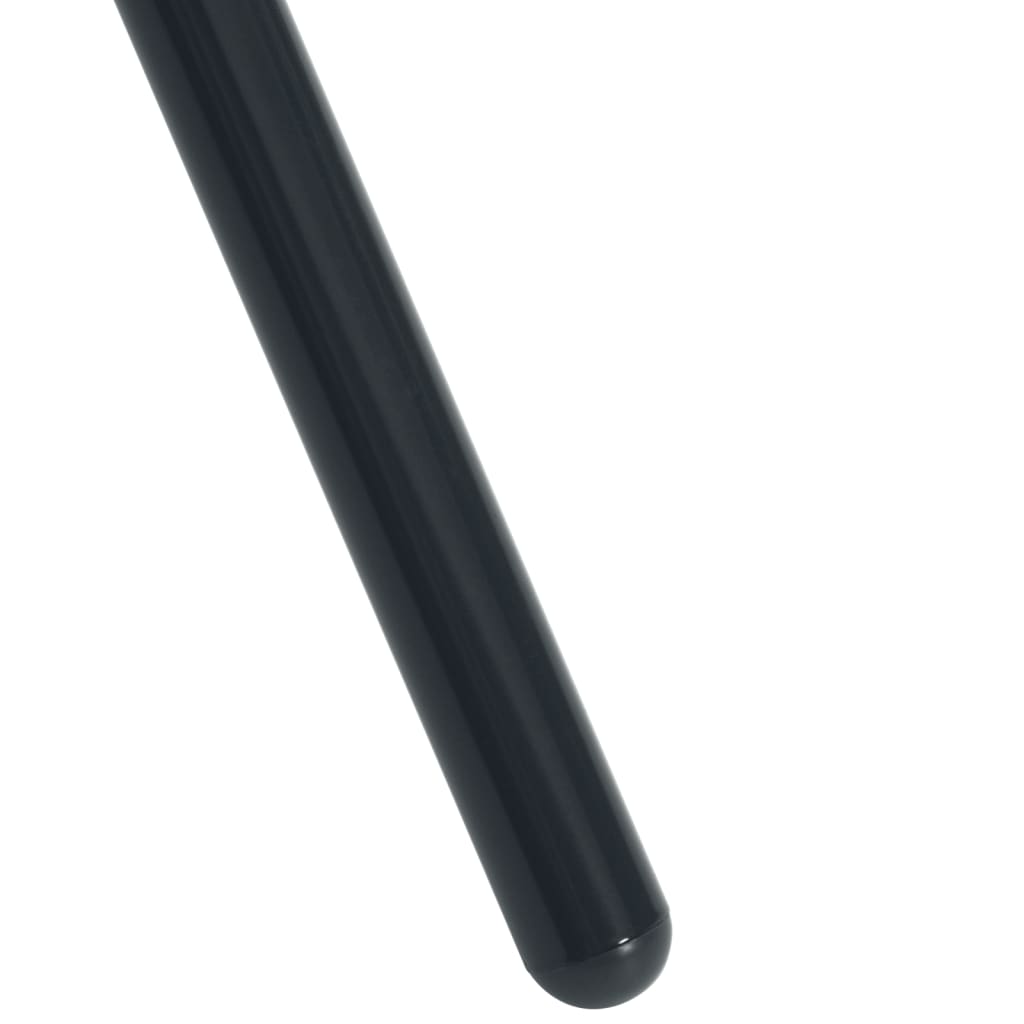 vidaXL Καρέκλες Κήπου Ανακλ. Σετ 3 Τεμ. Ανθρακί Ατσάλι με Ηλ. Πούδρα