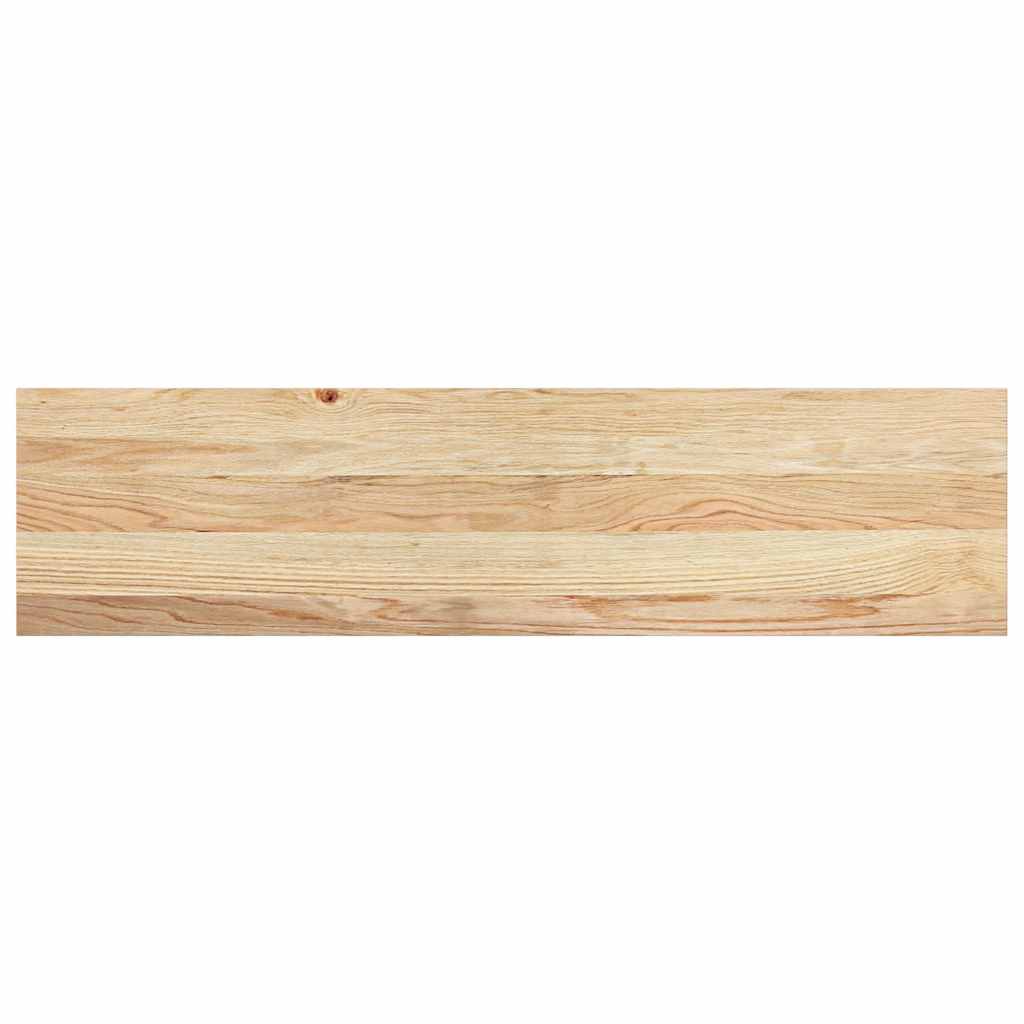 vidaXL Πατάκια Σκάλας 2 τεμ. 100x25x2 εκ. Ακατέργαστο Μασίφ Ξύλο Δρυός