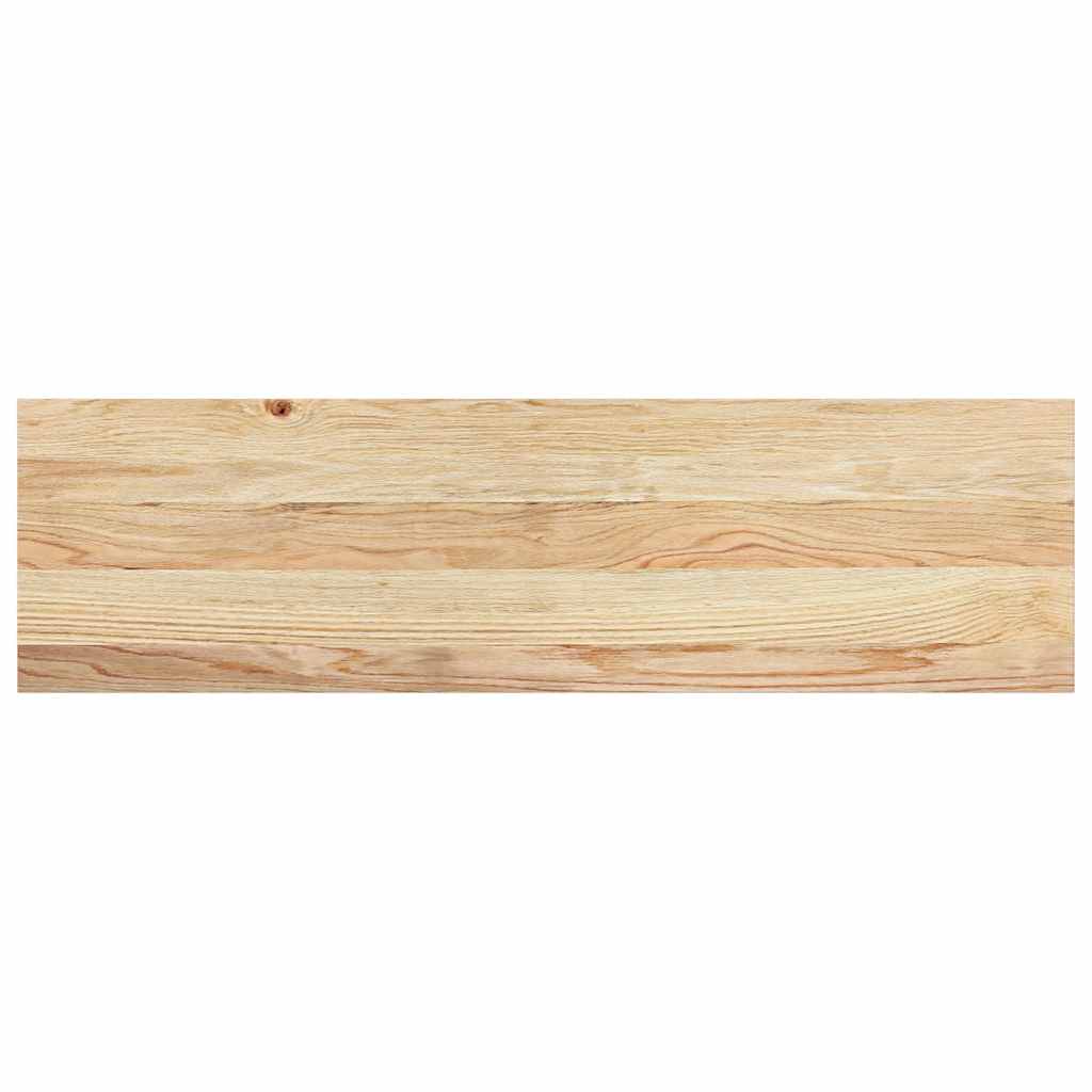 vidaXL Πατάκια Σκάλας 2 τεμ. 90x30x2 εκ. Ακατέργαστο Μασίφ Ξύλο Δρυός