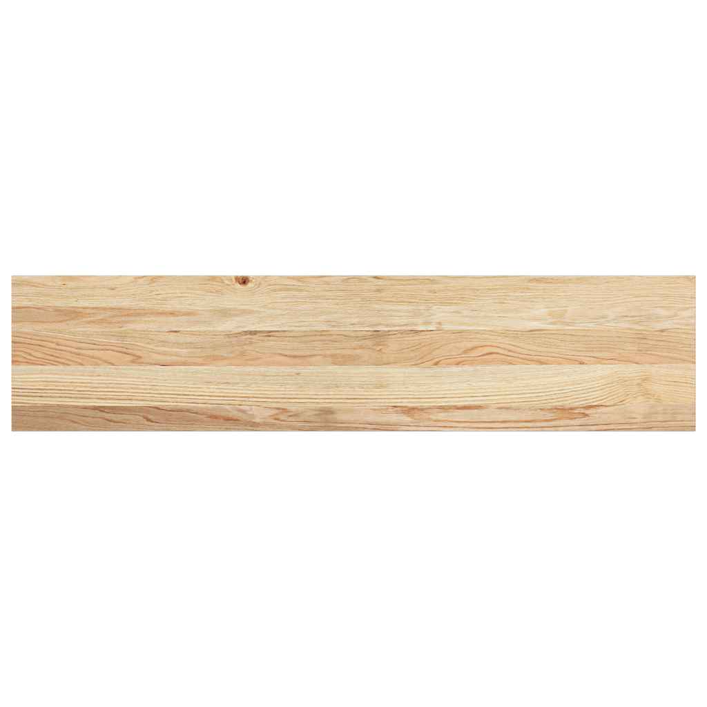 vidaXL Πατάκια Σκάλας 2 τεμ. 110x30x2 εκ. Ακατέργαστο Μασίφ Ξύλο Δρυός