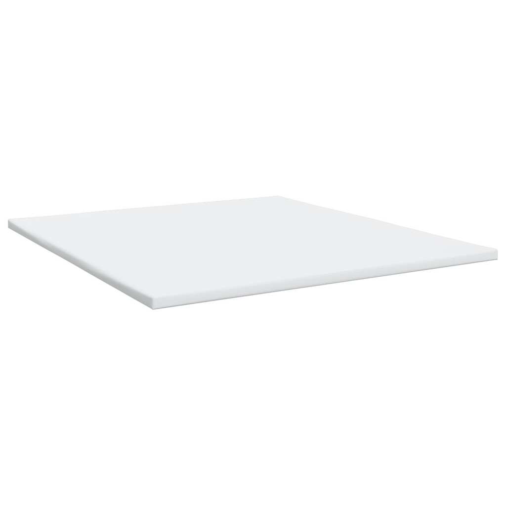 vidaXL Κρεβάτι Boxspring με Στρώμα Μπλε 200x200 εκ. Υφασμάτινο