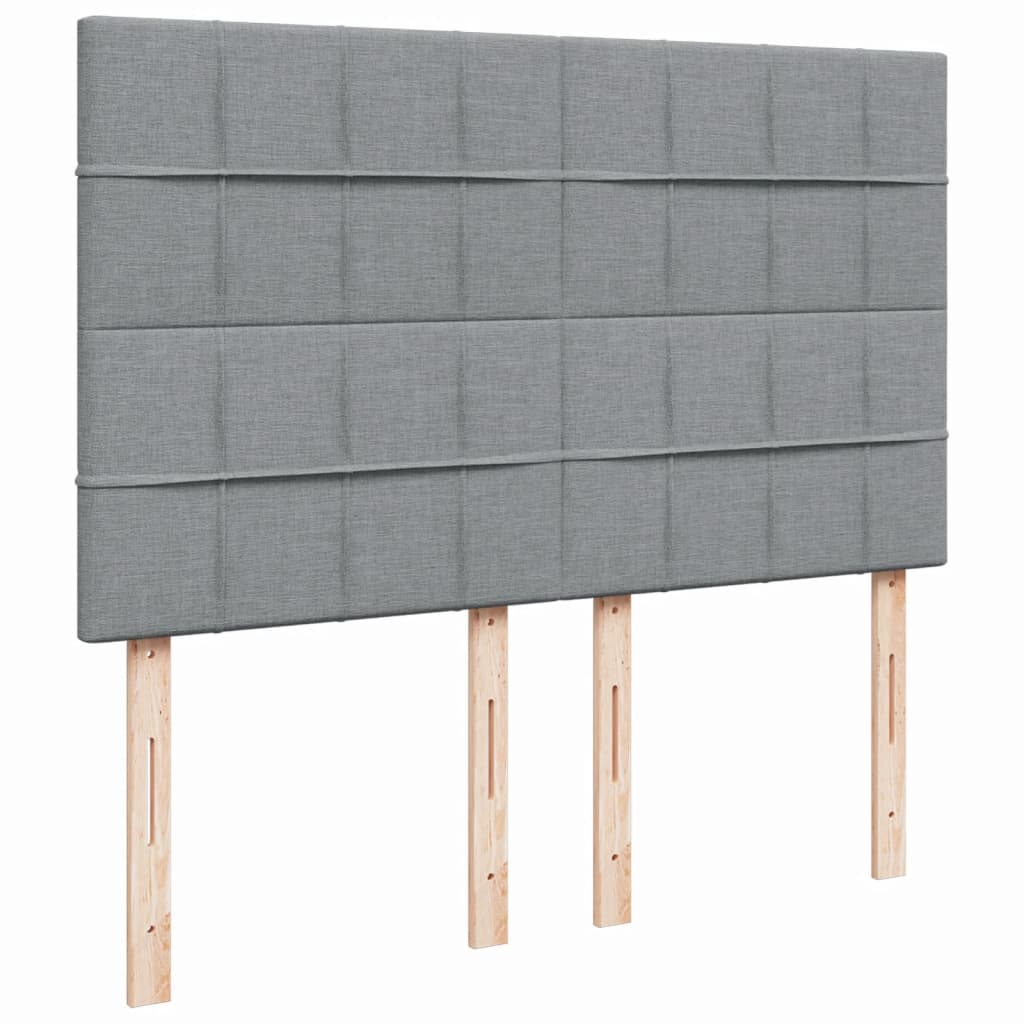 vidaXL Κρεβάτι Boxspring με Στρώμα Αν. Πράσινο 160x200εκ Υφασμάτινο