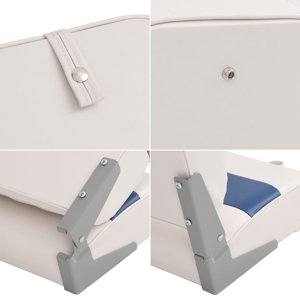 vidaXL Κάθισμα Σκάφους Πτυσσόμενο με Ψηλή Πλάτη 44x38x55 εκ.