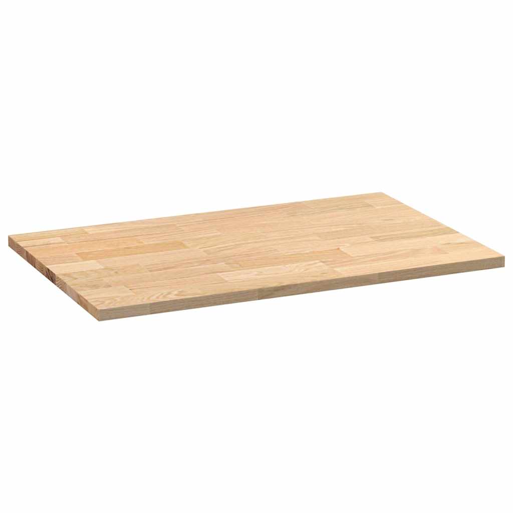 vidaXL πάγκος εργασίας κουζίνας 100x63,5x2,7 εκ. στερεό δρυς ορθογώνιο
