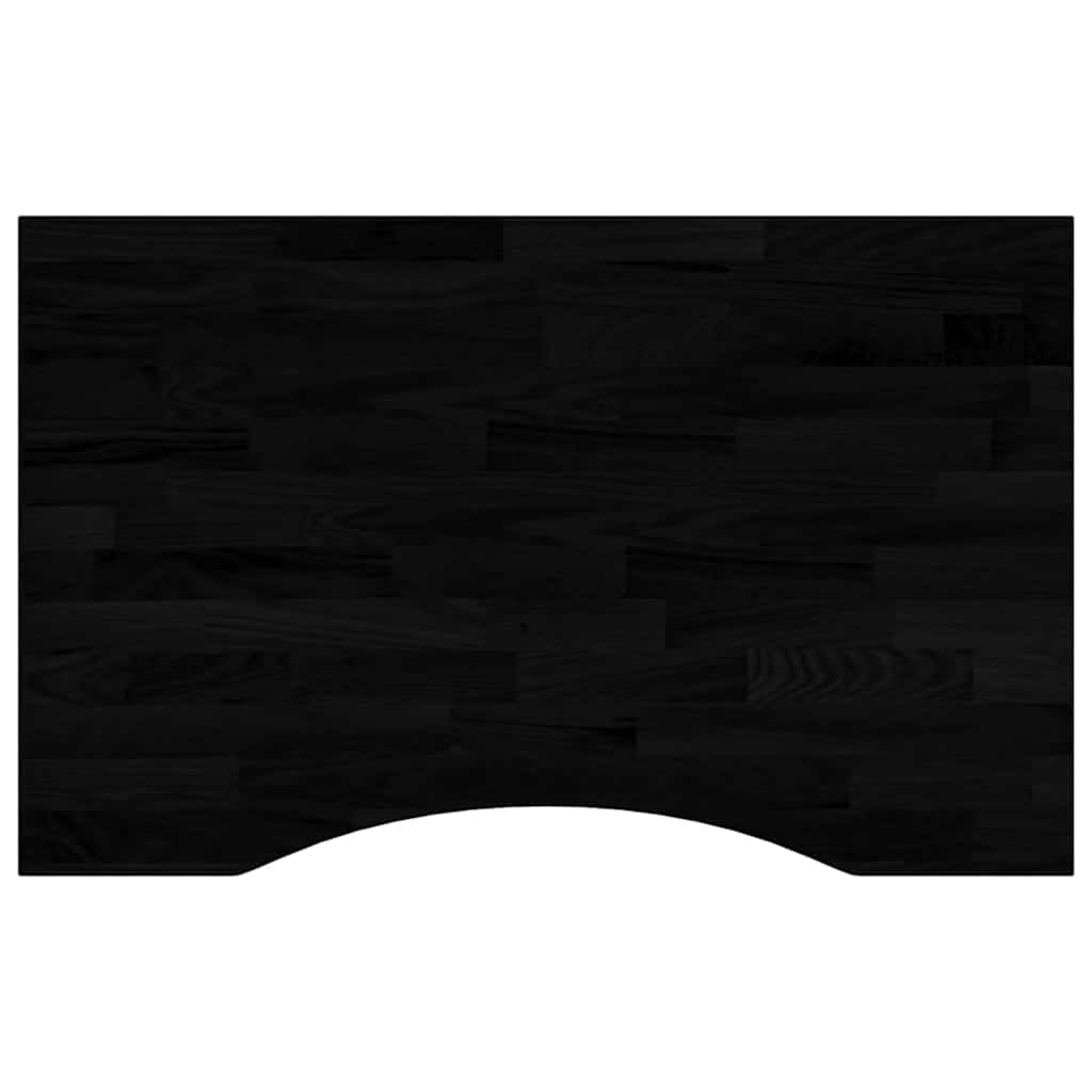 vidaXL Επιφάνεια Τραπεζιού Ορθογώνιος 80x60x2,5 εκ. Μασίφ Ξύλο Δρυός