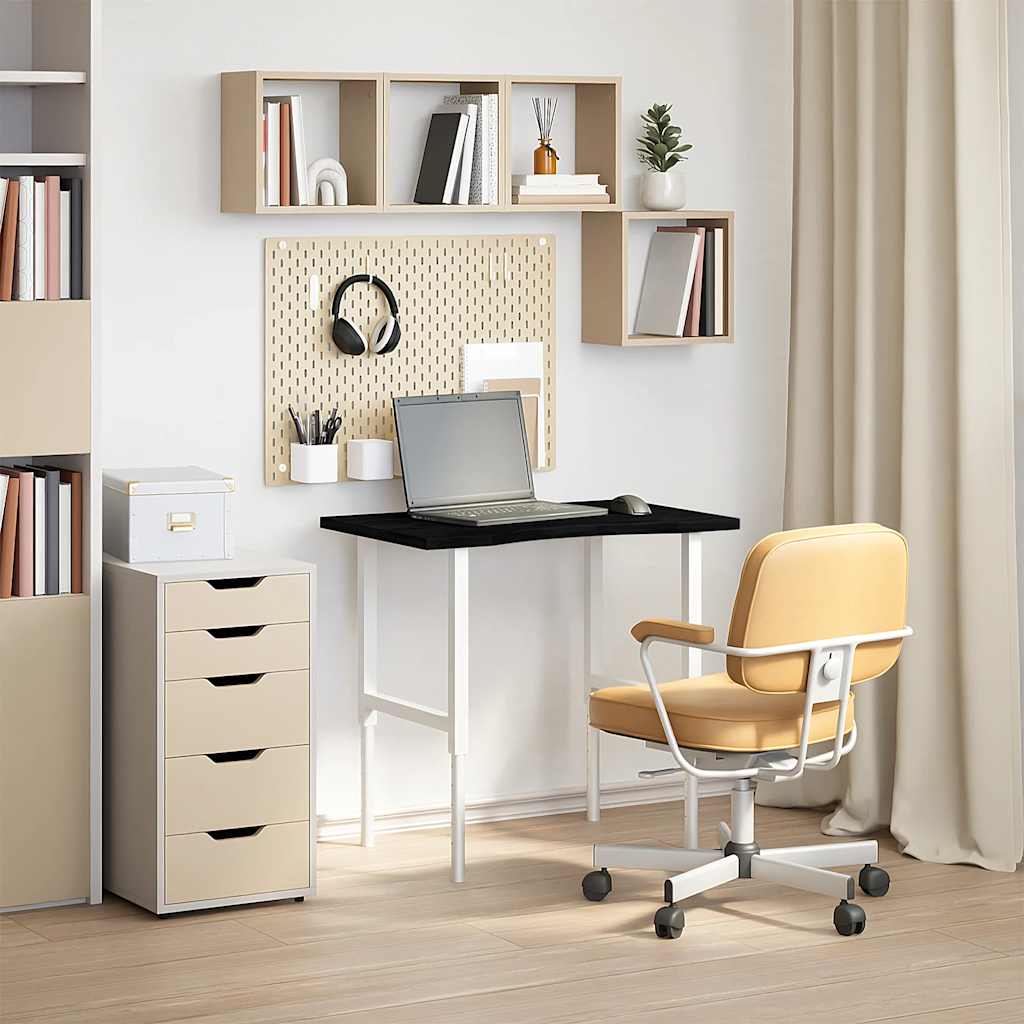 vidaXL Επιφάνεια Τραπεζιού Ορθογώνιος 80x60x2,5 εκ. Μασίφ Ξύλο Δρυός