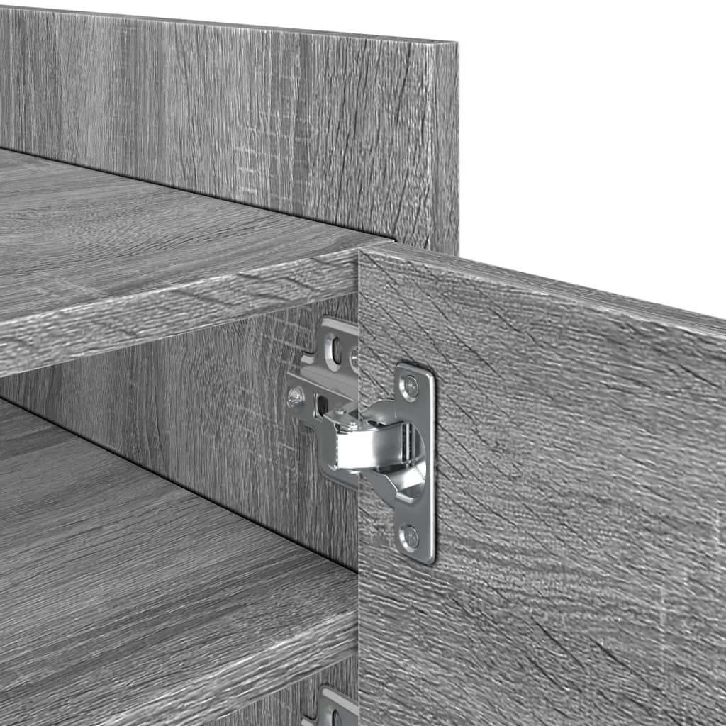 vidaXL Έπιπλο Τηλεόρασης Γκρι Sonoma 80x35x40 εκ. από Επεξεργ. Ξύλο