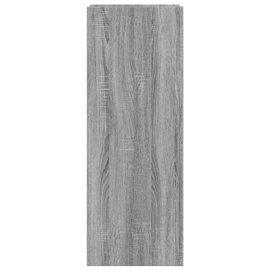 vidaXL Παπουτσοθήκη Γκρι Sonoma 52x37,5x100 εκ. από Επεξεργ. Ξύλο