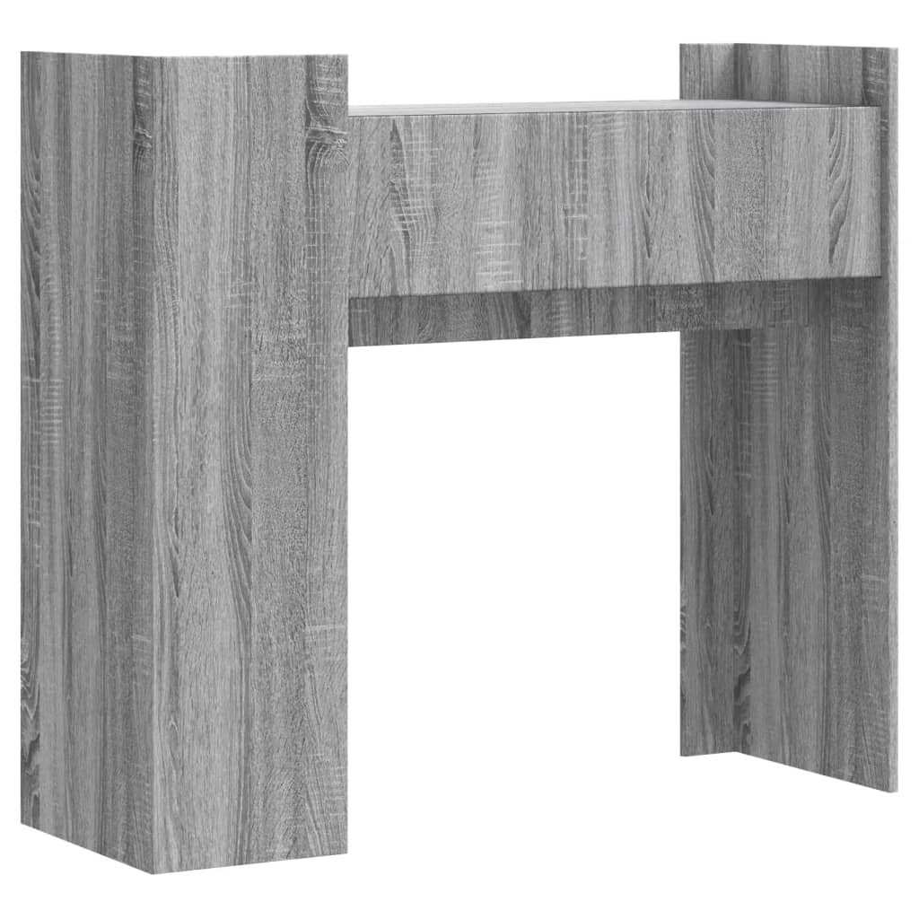 vidaXL Τραπέζι Κονσόλα Γκρι Sonoma 100x35x90 εκ. Επεξεργασμένο Ξύλο