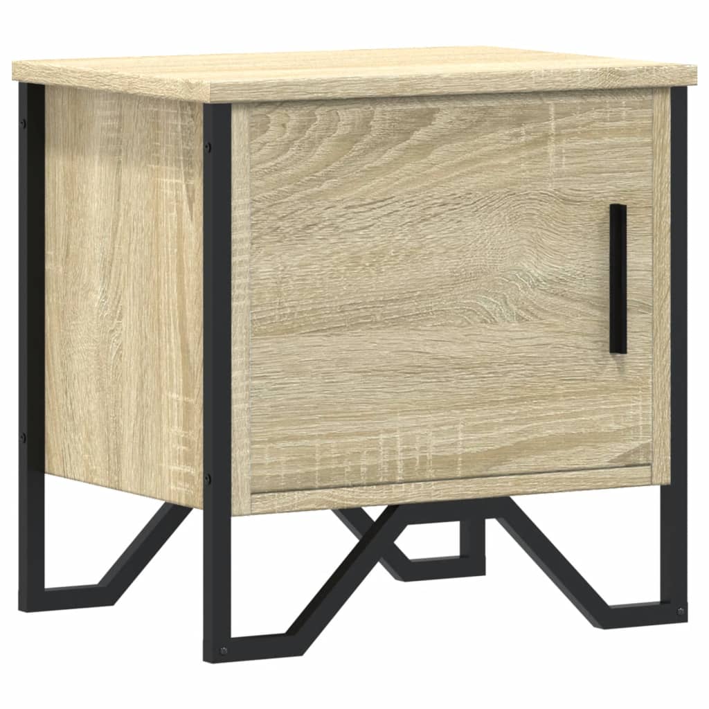 vidaXL Κομοδίνο Χρώμα Sonoma Δρυς 40 x 30 x 40 εκ. από Επεξ. Ξύλο