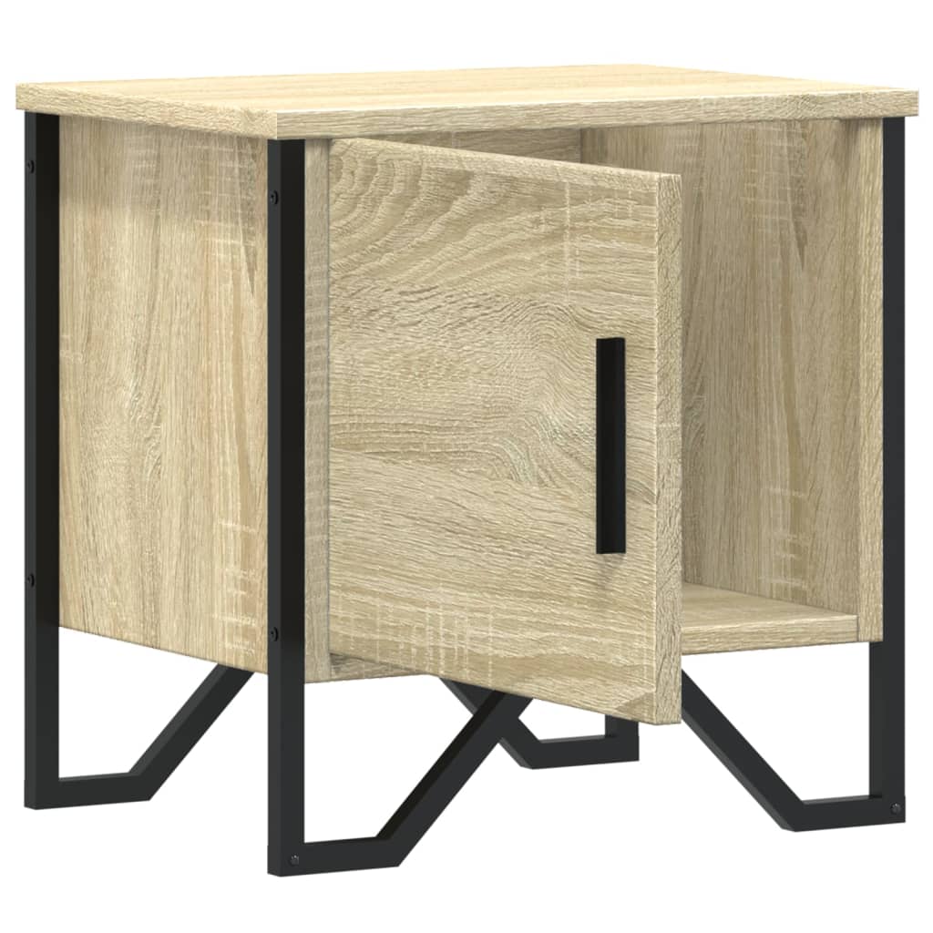 vidaXL Κομοδίνο Χρώμα Sonoma Δρυς 40 x 30 x 40 εκ. από Επεξ. Ξύλο