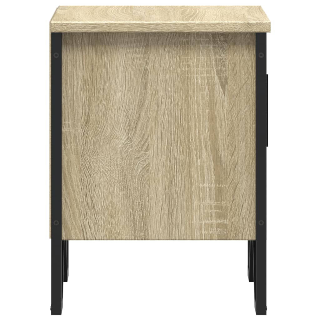 vidaXL Κομοδίνο Χρώμα Sonoma Δρυς 40 x 30 x 40 εκ. από Επεξ. Ξύλο