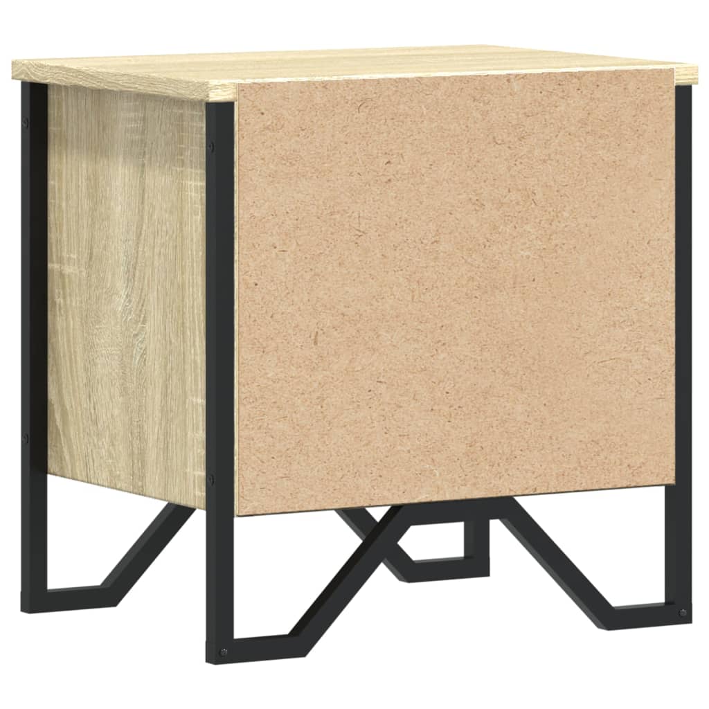 vidaXL Κομοδίνο Χρώμα Sonoma Δρυς 40 x 30 x 40 εκ. από Επεξ. Ξύλο