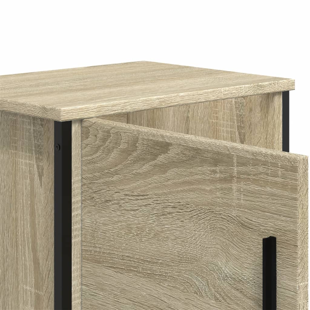 vidaXL Κομοδίνο Χρώμα Sonoma Δρυς 40 x 30 x 40 εκ. από Επεξ. Ξύλο