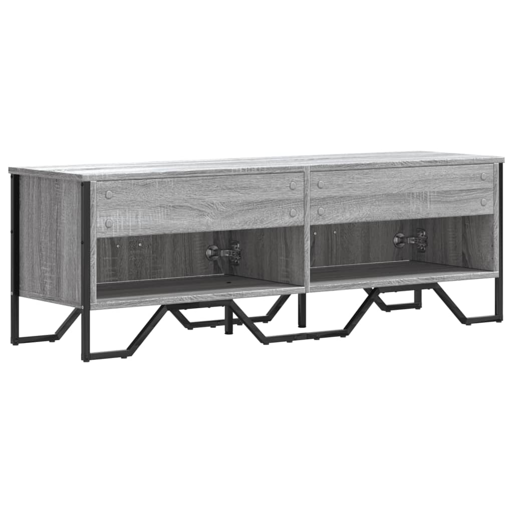 vidaXL Έπιπλο Τηλεόρασης Γκρι Sonoma 122x34x41 εκ. από Επεξεργ. Ξύλο