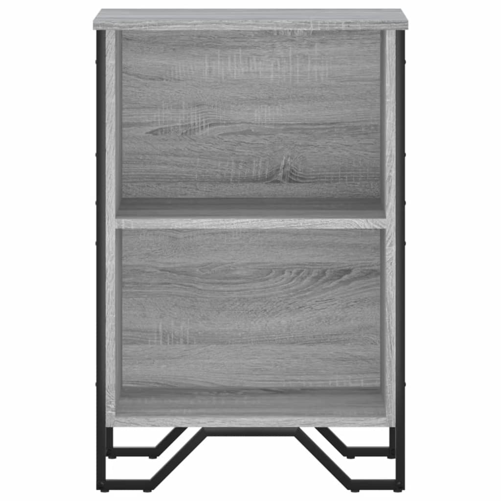 vidaXL Βιβλιοθήκη Γκρι Sonoma 50x31x74,5 εκ. από Επεξεργ. Ξύλο