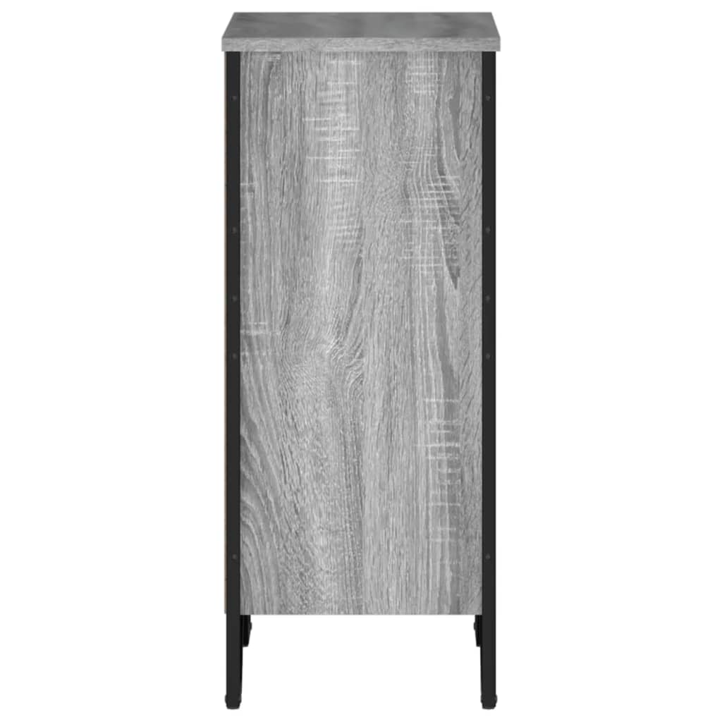 vidaXL Βιβλιοθήκη Γκρι Sonoma 50x31x74,5 εκ. από Επεξεργ. Ξύλο