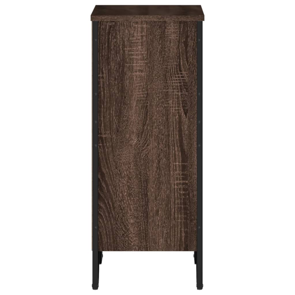 vidaXL Βιβλιοθήκη Καφέ Δρυς 50x31x74,5 εκ. από Επεξεργασμένο Ξύλο