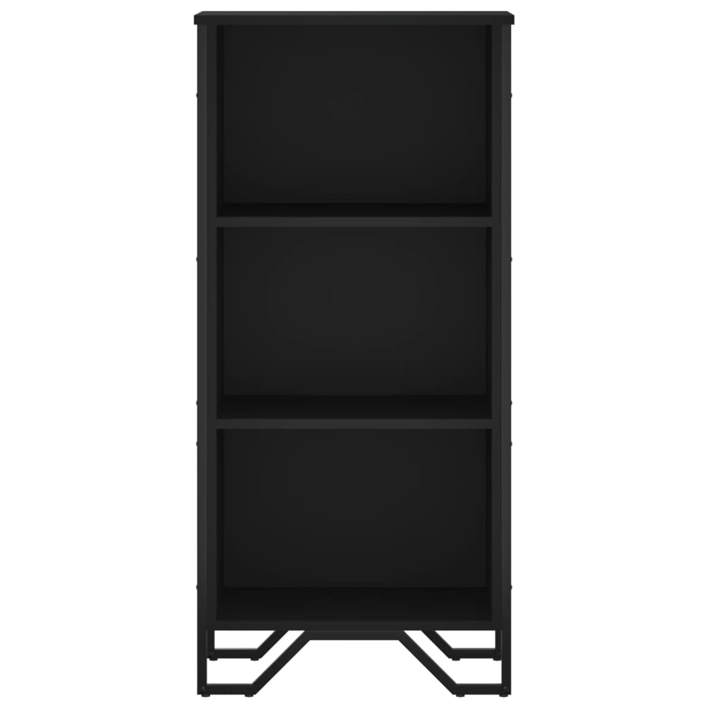 vidaXL Βιβλιοθήκη Μαύρη 50x31x106 εκ. από Επεξεργασμένο Ξύλο