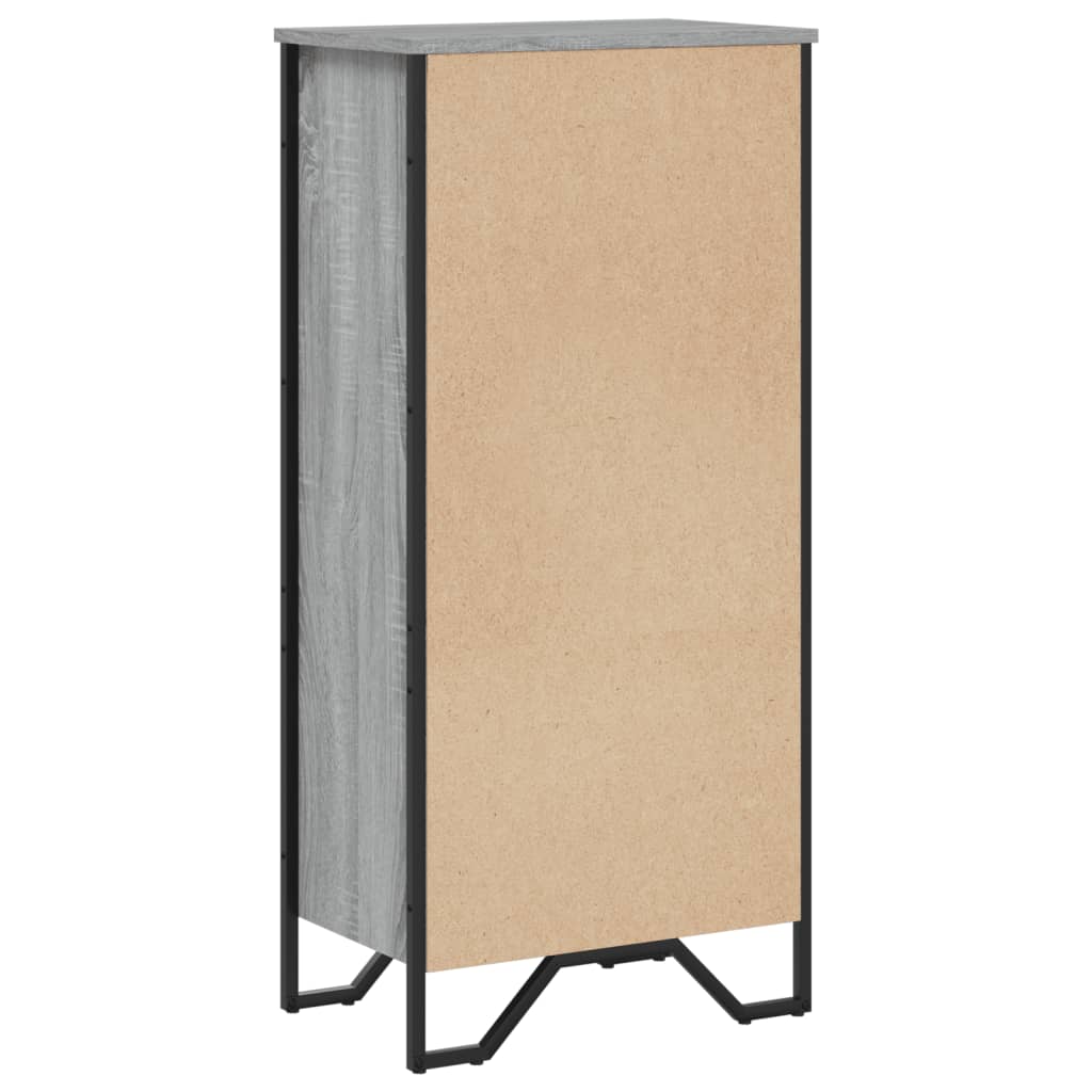 vidaXL Βιβλιοθήκη Γκρι Sonoma 50x31x106 εκ. από Επεξεργ. Ξύλο