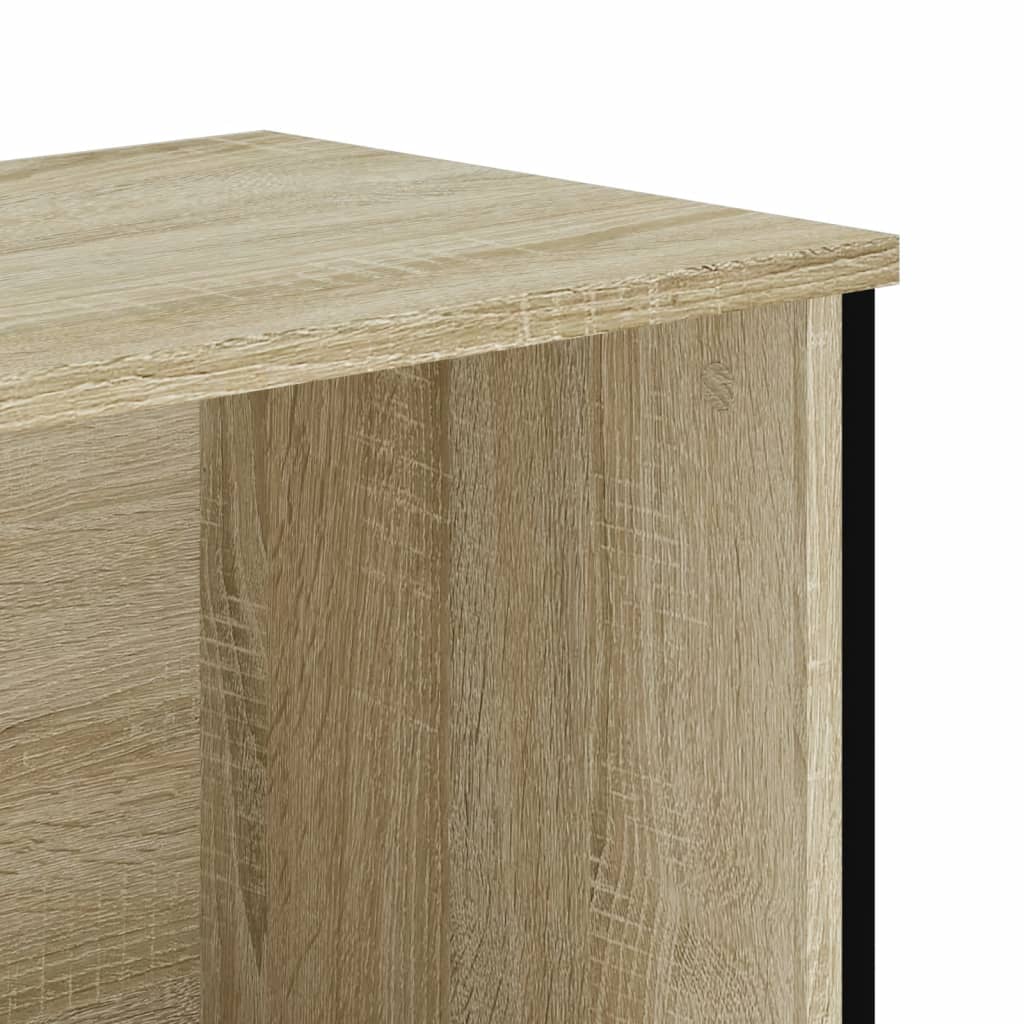 vidaXL Βιβλιοθήκη Sonoma Δρυς 50x31x137,5 εκ. από Επεξεργασμένο Ξύλο