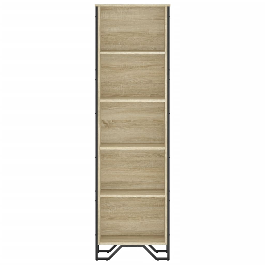 vidaXL Βιβλιοθήκη Sonoma Δρυς 50x31x169 εκ. από Επεξεργασμένο Ξύλο