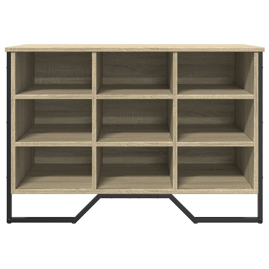 vidaXL Παπουτσοθήκη Sonoma Δρυς 90x38x61,5 εκ. από Επεξεργασμένο Ξύλο