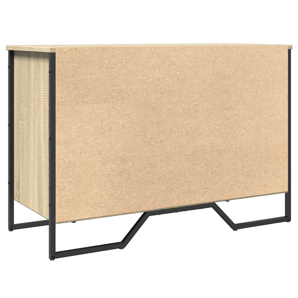 vidaXL Παπουτσοθήκη Sonoma Δρυς 90x38x61,5 εκ. από Επεξεργασμένο Ξύλο