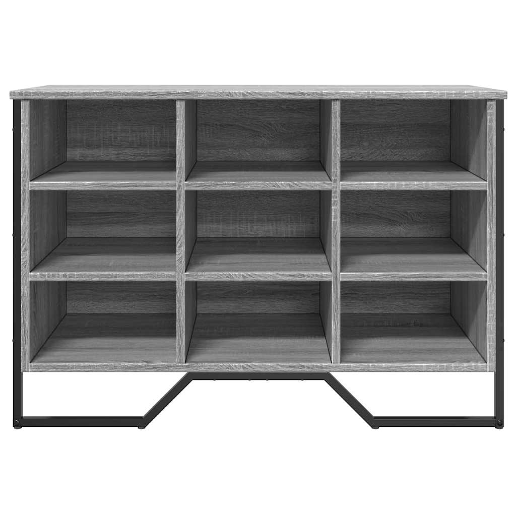 vidaXL Παπουτσοθήκη Γκρι Sonoma 90x38x61,5 εκ. από Επεξεργασμένο Ξύλο