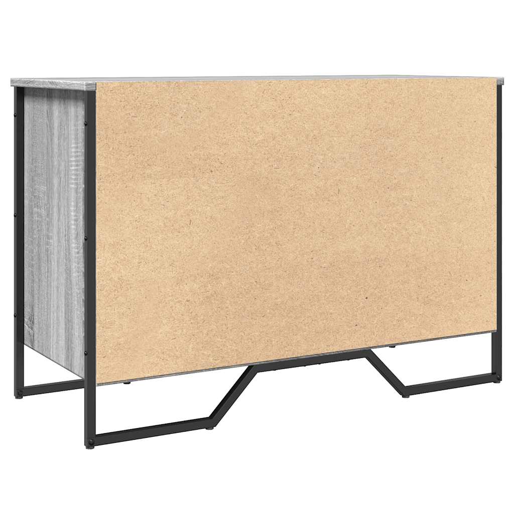 vidaXL Παπουτσοθήκη Γκρι Sonoma 90x38x61,5 εκ. από Επεξεργασμένο Ξύλο